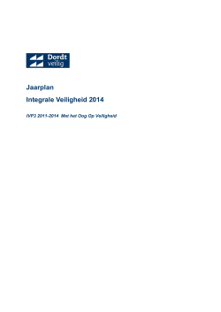 Jaarplan Integrale Veiligheid 2014 - IVP3 (pdf)