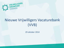 gepresenteerd - Vrijwilligerssteunpunt Ommen