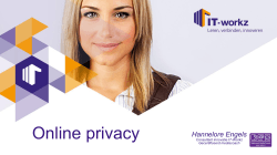 Online privacy - IT
