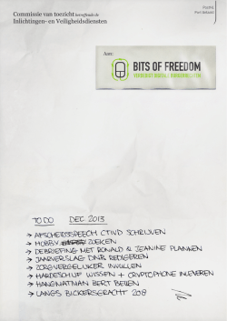 Jaarverslag Bits of Freedom 2013
