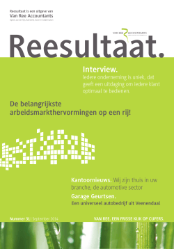 Reesultaat - Van Ree Accountants