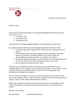 staking 2014 11 06 - Sint-Michielscollege Brasschaat – lagere school