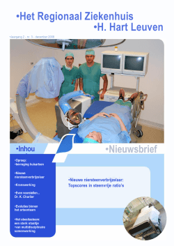 Nieuwsbrief ESWL - Dr. Breugelmans Urologie