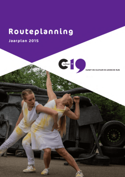 Jaarplan 2015