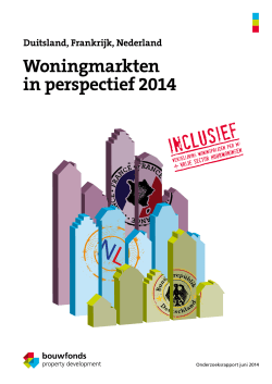 Woningmarkten in perspectief 2014 - Creating living environments