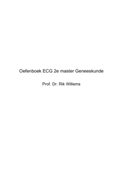 Oefenboek ECG 2e master Geneeskunde