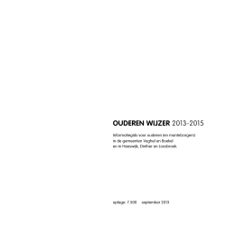 OUDEREN WIJZER 2013-2015