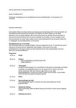 bijlage. - Koninklijke Horeca Nederland