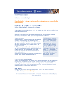 Histologische interpretatie van leverbiopten, een praktische