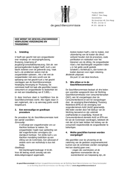 Hoe werkt de Geschillencommissie Verpleging Verzorging en