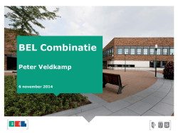 BEL Combinatie - gemeentelijk geoberaad