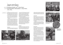 Jaarverslag - Het Huys Dever