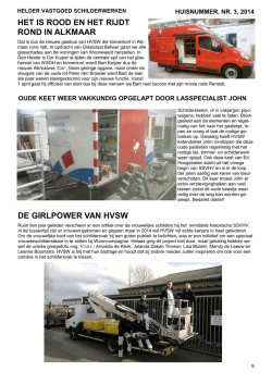 Huisnummer maart 2014. - Helder Vastgoed Schilderwerken