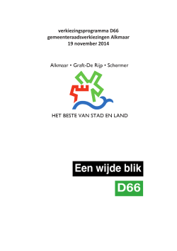 (2 MB) pdf - D66 Alkmaar