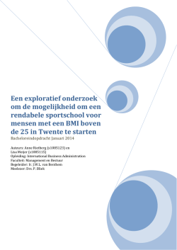 Een exploratief onderzoek om de mogelijkheid om een rendabele