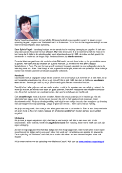 Lees meer. (pdf, 20Kb) - Academie voor Holistisch Coachen