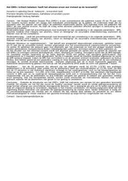 Huisarts-in-opleiding:David Vallenpint , Univ