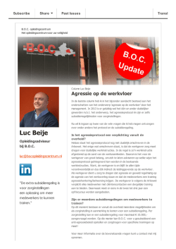 Januari 2014 - BOC opleidingscentrum