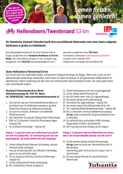 Hellendoorn/Twenterand 53 km
