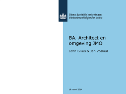 BA, Architect en omgeving JMO