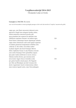 Vergilius 14-15 situering en tekstopgave