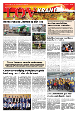 Oktober 2014 - De LOV krant on-line