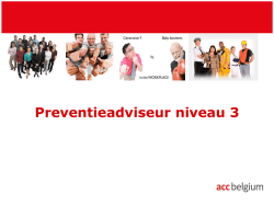 Preventie Adviseur III workshop