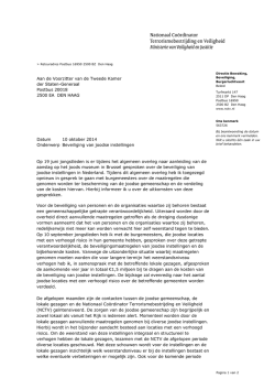 "TK Beveiliging van joodse instellingen" PDF