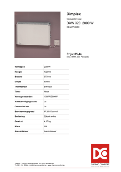 Dimplex - Engels
