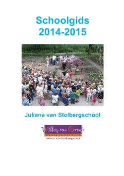 Klik hier voor de schoolgids 2014-2015