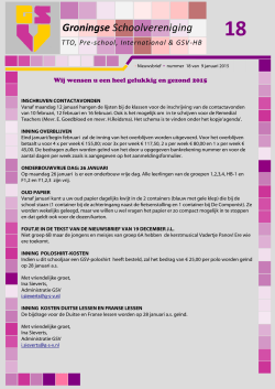 18 - Groningse Schoolvereniging