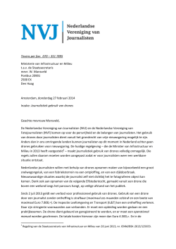 brief - Nederlandse Vereniging van Journalisten