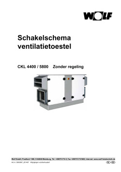 CKL 4400 en CKL 5800 Schakelschema zonder regeling 3063897