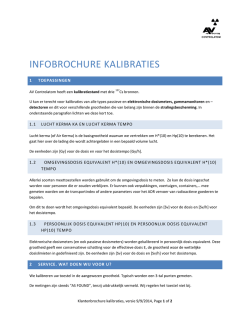 INFOBROCHURE KALIBRATIES