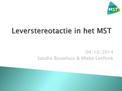 Leverstereotaxie in het MST