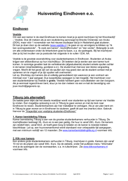 Huisvesting Eindhoven e.o.