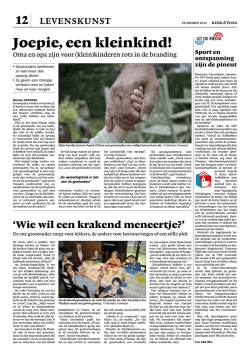 Joepie, een kleinkind!