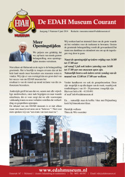 EDAH MUSEUM Courant 8