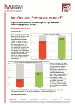 IDEE&Euml;NBUNDEL &ldquo;ZWERFVUIL IN ACTIE!&rdquo;