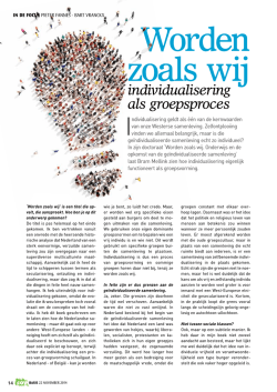 individualisering als groepsproces