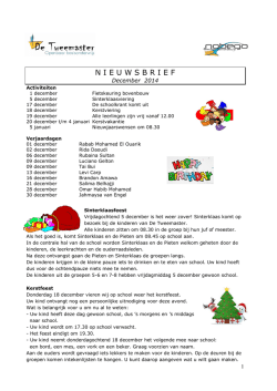 Download hier de laatst Nieuwsbrief