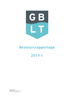 Bestuursrapportage 2014-1