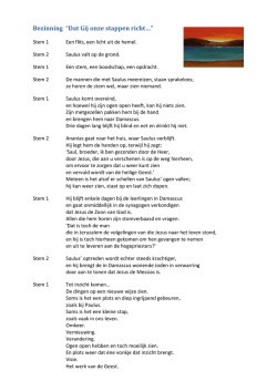 Hulshoven en de pastorale eenheden: Dat Gij onze stappen