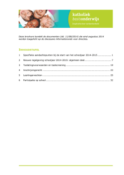 INHOUDSTAFEL