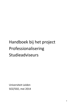 Handboek - Universiteit Leiden