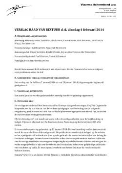 04-02-2014 - Vlaamse Schermbond