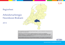 Arbeidsmarktregio Noordoost-Brabant