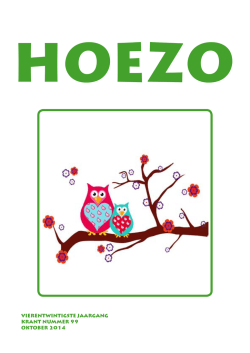 HOEZO 99: oktober 2014