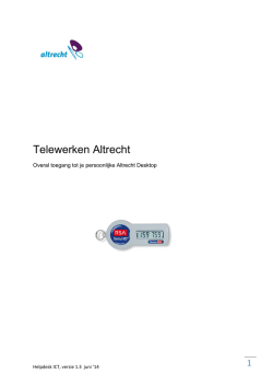 Handleiding Telewerken