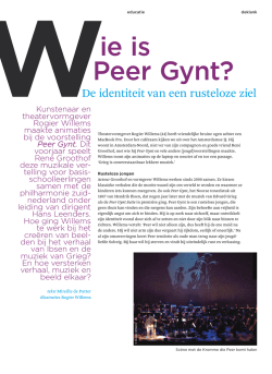 ie is Peer Gynt? - Cultuurwinkel Breda